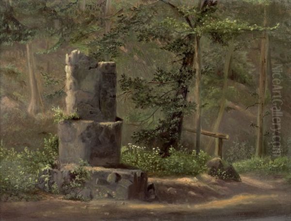 Die Irminsaule Im Friedrichsgrund Bei Pillnitz - view 1