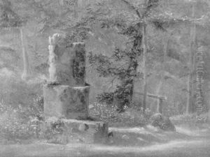 Waldstuck Im Pillnitzer Friedrichsgrund by Ludwig Friedrich