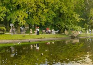 Sommer Im Berliner Tiergarten by Woldemar Friedrich