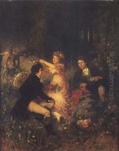 The Flower Garland by Woldemar Friedrich