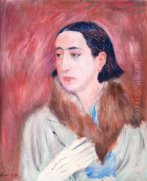 Portrait Einer Eleganten Dame - view 1
