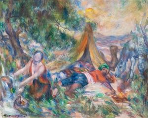 Rest In The Desert by Fritz Friedrichs