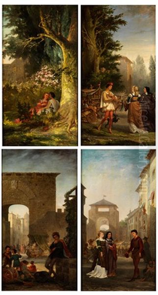 Florentinische Szenen (set Of 4) - view 1