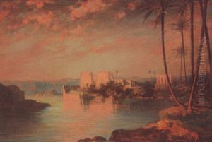 L'ile De Philae, Soleil Couchant