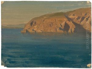 Italian Coastal Landscape by Bernhard Fries