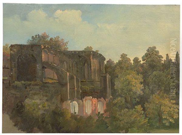 Ruins Of A Church, In The Forest (and 2 Supplements) - view 1