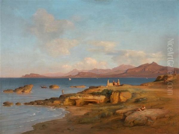 Italian Coastal Landscape - view 1