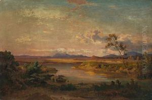 Tiberlandschaft Bei Rom