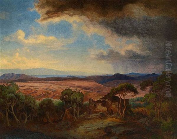 Ruine In Sudlicher Landschaft - view 1