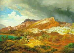 Sudlandische Berglandschaft Sudlandische Berglandschaft