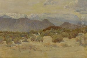 Silent Places, Desert Near Morongo Mountains, Near Palm Springs by Charles Arthur Fries