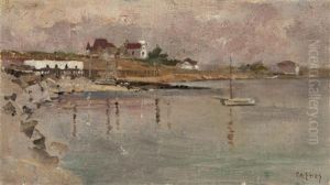 Boat In A California Cove