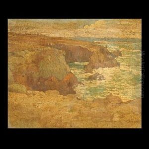 Rocks On The Coast by Charles Arthur Fries