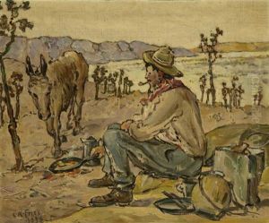 A Desert Prospector by Charles Arthur Fries