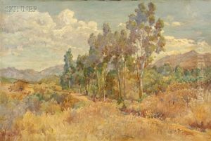 Late Afternoon/a Western Scene by Charles Arthur Fries