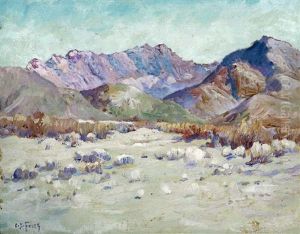 Late Afternoon On The Desert by Charles Arthur Fries
