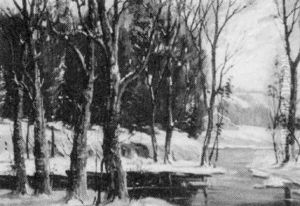 Winter Landscape by Charles Arthur Fries