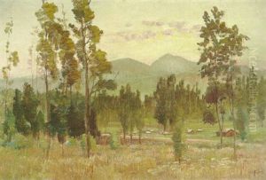 Twilight In Escondido Valley by Charles Arthur Fries