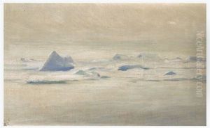 Eislandschaft Auf Gronland by Richard Bernhardt Louis Friese
