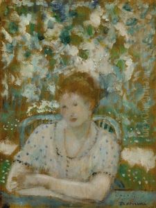 Portrait Of A Lady by Frederick Carl Frieseke