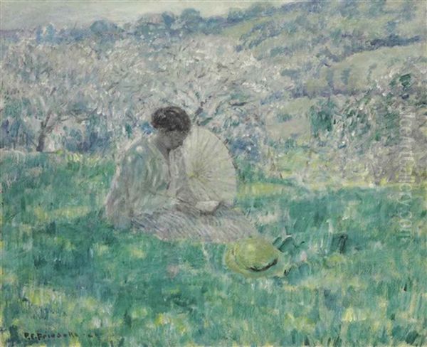 Spring (girl Reading) - view 1
