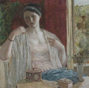 Girl With Necklace by Frederick Carl Frieseke