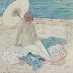 On The Beach by Frederick Carl Frieseke