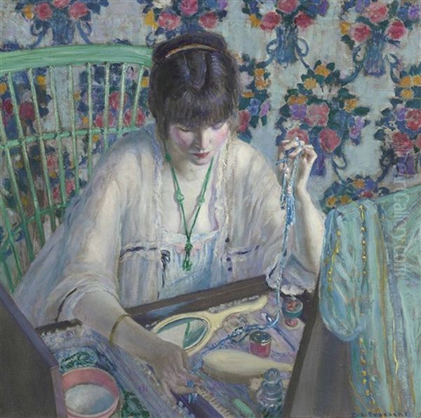 La Poudreuse (woman Selecting A Necklace) - view 1