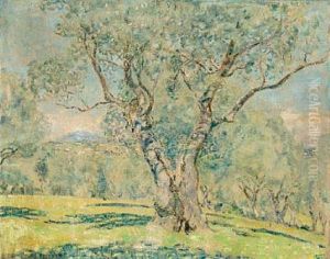 Olive Trees (+ View Of Cagnes, Verso)