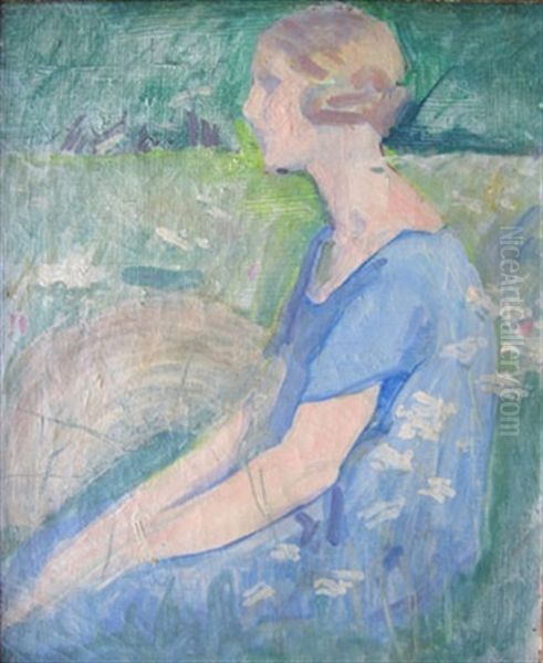 Femme De Profil A Giverny - view 1
