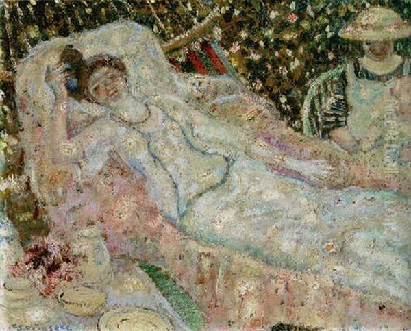 Lady In A Hammock - view 1