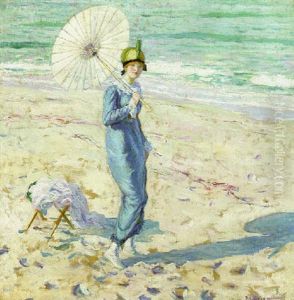 On The Beach by Frederick Carl Frieseke