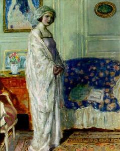 In The Morning Room by Frederick Carl Frieseke