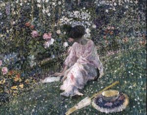 Garden In June by Frederick Carl Frieseke
