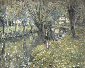 By The River by Frederick Carl Frieseke