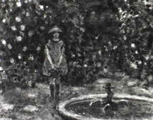 Stellita Stapleton At La Beauvairie by Frederick Carl Frieseke