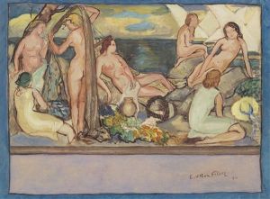 Les Baigneuses by Achille-Emile Othon Friesz