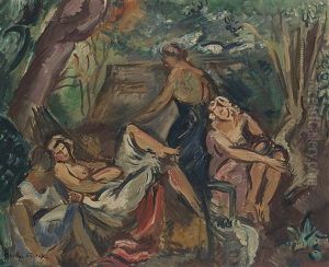 Femmes Dans Une Calanque Femmes Dans Une Calanque