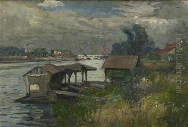 La Seine A Auteuil, 1899 - view 1