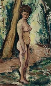 Femme Nu Dans Un Sous-bois Femme Nu Dans Un Sous-bois