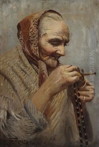 Anziana by Raffaele Frigerio