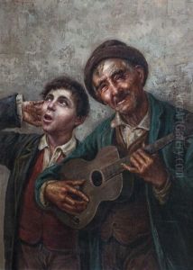 La Serenata by Raffaele Frigerio