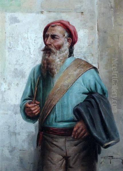 Neapolitan Fisherman With Pipe (+ Neapolitan Fisherman Smoking Pipe; 2 Works) - view 1
