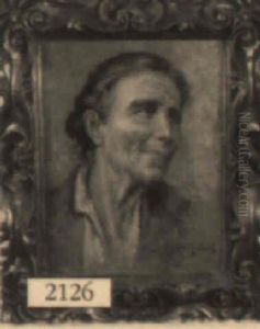Portrait Of An Italian Woman by Raffaele Frigerio