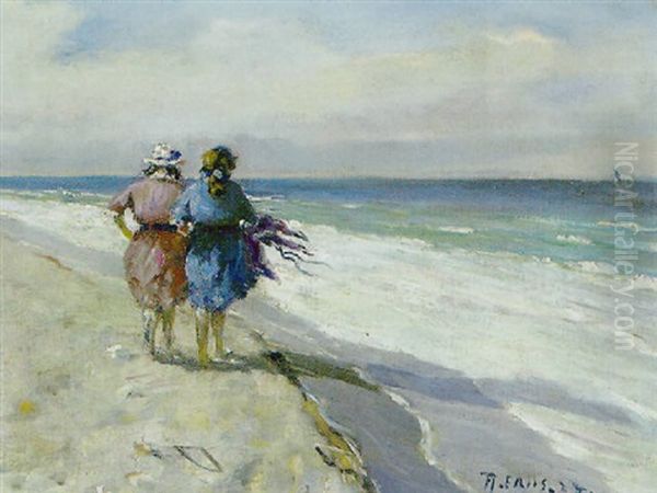 To Piger Pa Skagen Strand - view 1