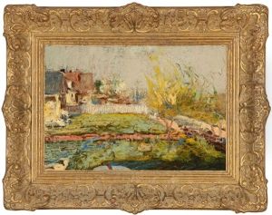 Untitled (impressionistic Landscape) by Frederick Trapp Friis