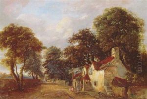 L'auberge Sur La Route Animee by George Arthur Fripp