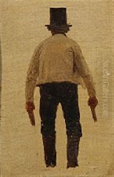 A Back Turned Man - view 1