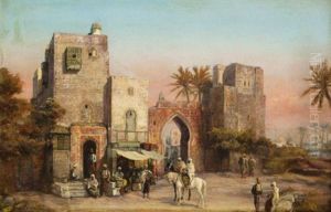Entree De La Ville by Johann Christoph Frisch