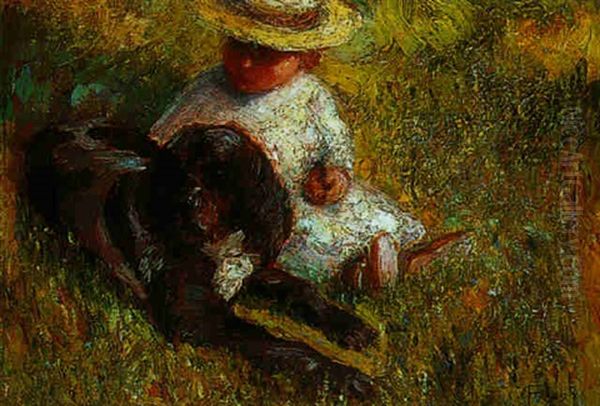 A Dog And A Small Child - view 1
